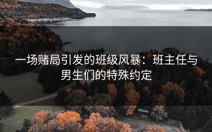 一场赌局引发的班级风暴：班主任与男生们的特殊约定